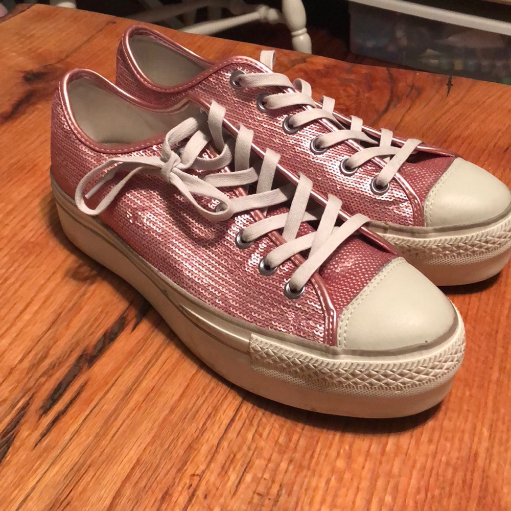 Chuck Taylor All Star Platform Sequins Pink